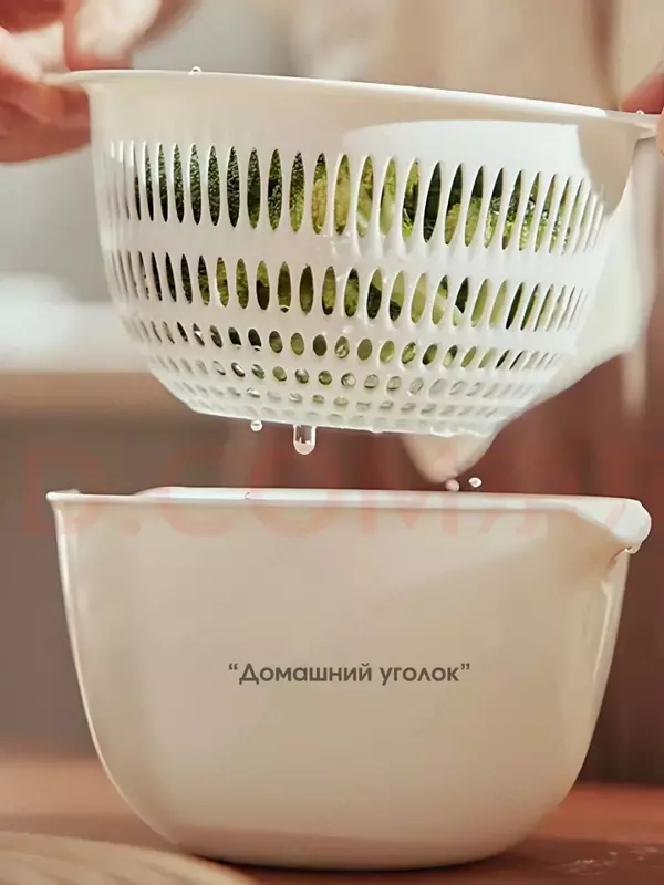 Салатница - центрифуга Danny Home (24 x 27 x 20 см)