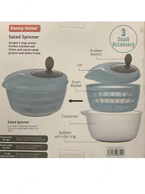 250 000 сум / шт Салатница - центрифуга Danny Home (24 x 27 x 20 см)