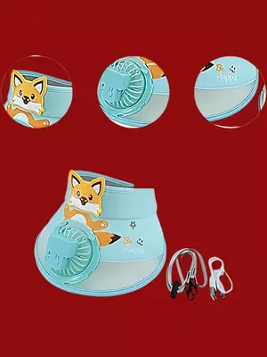 Детская солнцезащитная кепка с вентилятором и USB-зарядкой - ЯТТ "Домашний Уголок"