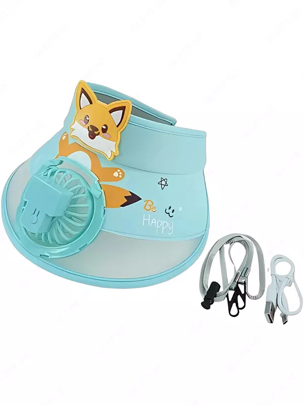 Детская солнцезащитная кепка с вентилятором и USB-зарядкой