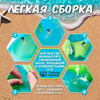  Детский круг для плавания с козырьком (до 30 кг) ЯТТ Домашний Уголок