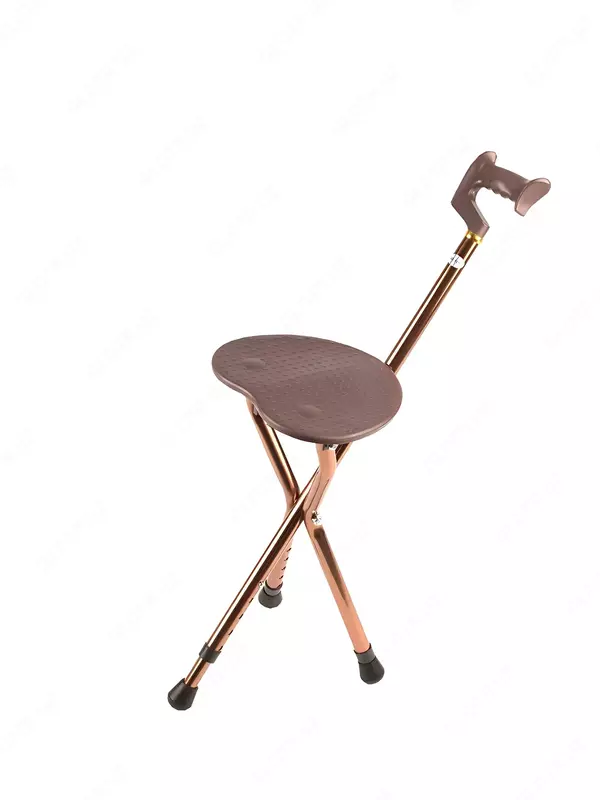 Складная трость-стул 3-х опорная с сиденьем (850 мм, до 100 кг).