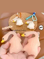 Брелок-подвеска на зеркало заднего вида и рюкзак "Гусь" с карабином - ЯТТ "Домашний Уголок"