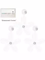 Konditsioner uchun deflektor fan (3 dona) Konditsioner ehtiyot qismlari