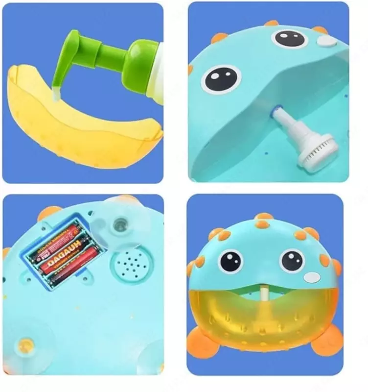 200 000 сум Игрушка-генератор пены Рыбка для ванной