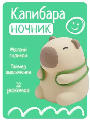 Ночник капибара силиконовый с рюкзачком. - 75 000 сум / шт.