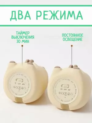 Ночник капибара силиконовый с рюкзачком. Только в розницу