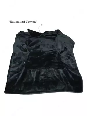 Kapüşon va qo‘lqopli pléd-kofta — Huggle Hoodie "Domashniy ugolok" XK