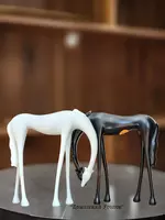 Скандинавская декоративная парная фигурка «Лошадь» для интерьера (20–25 см)