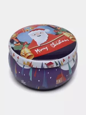 Metall idishlardagi yangi yil xushbo‘y shamlari