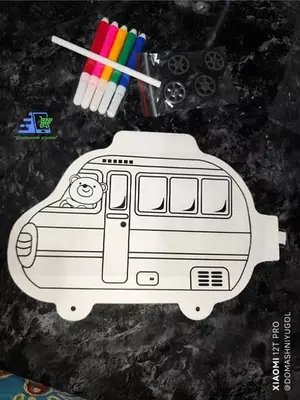 Puflanadigan markerli o‘yinchoq bo‘yoq - Malika