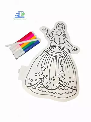 Puflanadigan markerli o‘yinchoq bo‘yoq - Malika