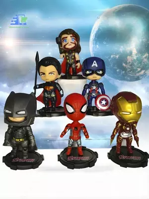 Marvel va DC Comics superqahramon shakllari to‘plami (6 dona) Chakana savdo