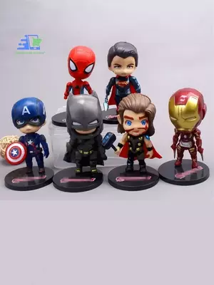 Marvel va DC Comics superqahramon shakllari to‘plami (6 dona) "Domashniy ugolok" XK