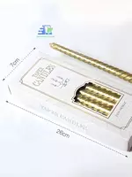 Набор металлических свечей Rina — конусные/спиральные (4 шт