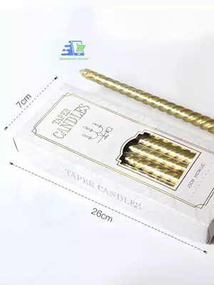 Rina metall shamlar to‘plami - konussimon/spiralsimon (4 dona