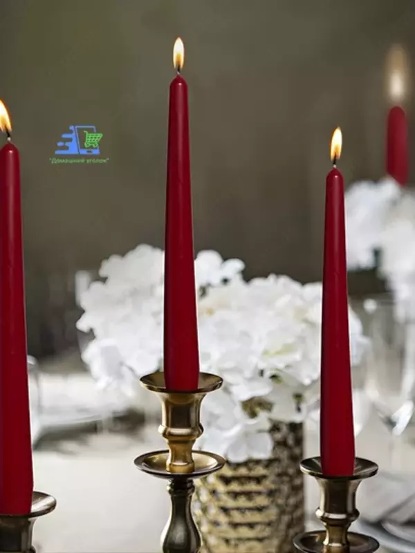 170 000 сум Набор металлических свечей Rina — конусные/спиральные (12 шт