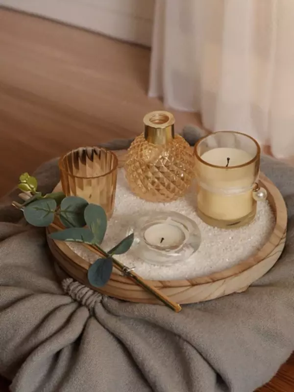 Подарочный набор с ароматическими свечами и диффузором «Белый жасмин»