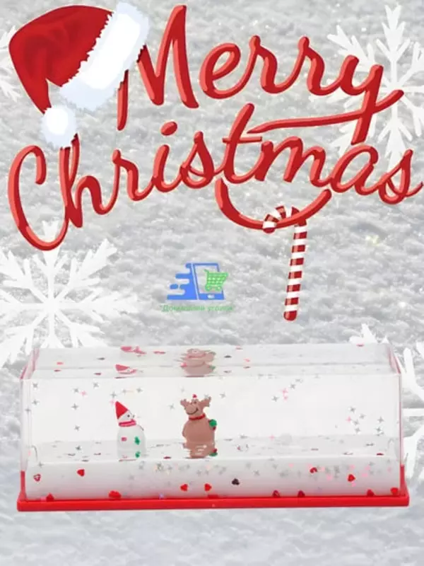 Новогодний сувенир антистресс «Дед Мороз в жидкости»