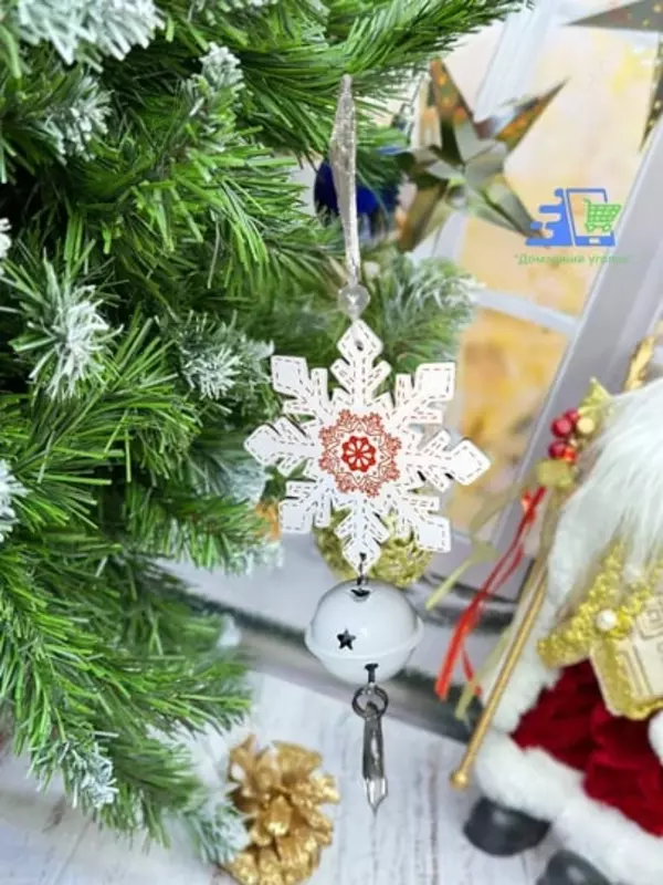 Новогодние деревянные подвески на ёлку