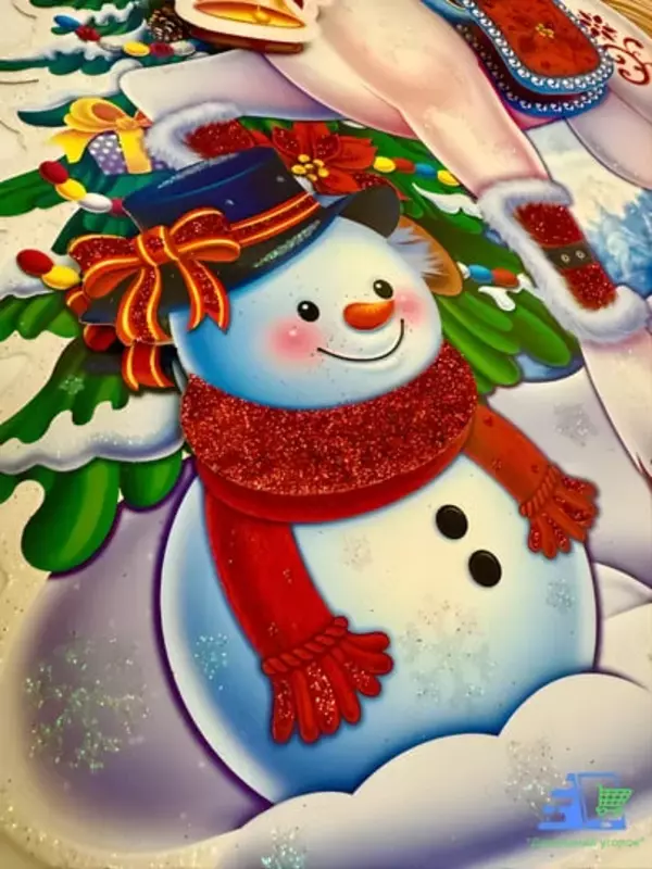 Yangi yil interyer bezagi - 3D effekt - Yangi 2026 ramzi (26×25 sm) - Yangi yil bezaklari