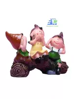 gapirmayapman" qatronli dekorativ haykalcha