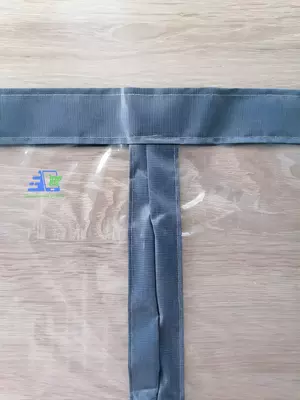 Прозрачная магнитная штора на дверь от холода и ветра, EVA, 210 см