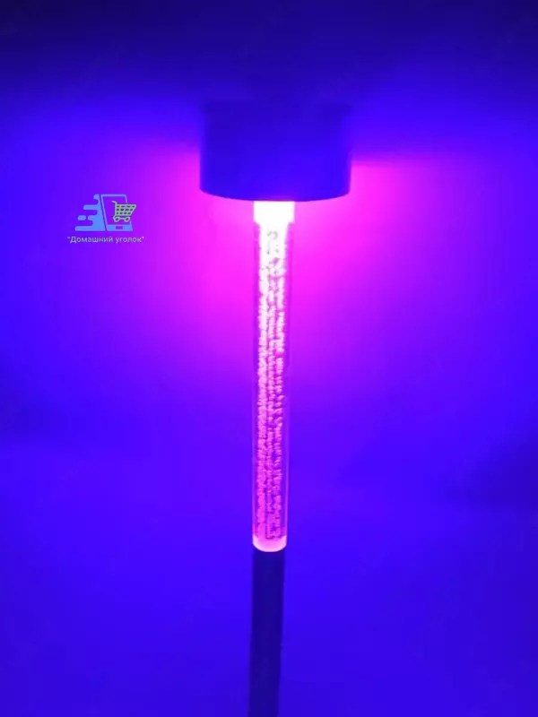 Quyosh batareyali bog‘ chirog‘i RGB LED ko‘cha fonari IP44 dekorativ yoritgich