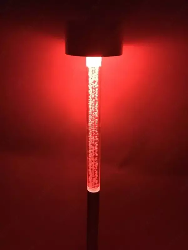 Quyosh batareyali bog‘ chirog‘i RGB LED ko‘cha fonari IP44 dekorativ yoritgich