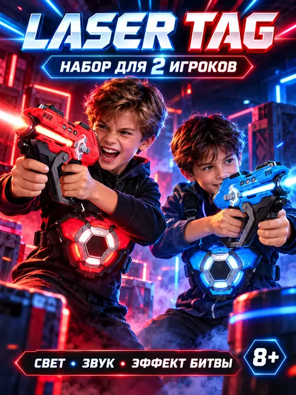 Лазертаг набор Multiplayer - стрелковая игра