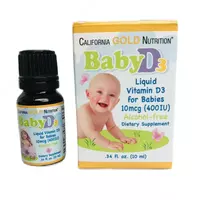 Жидкий Витамин D3 для детей Gold Nutrition США 10 мл