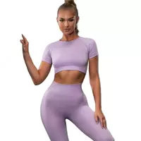 Топ обтягивающий (сиреневый цвет)