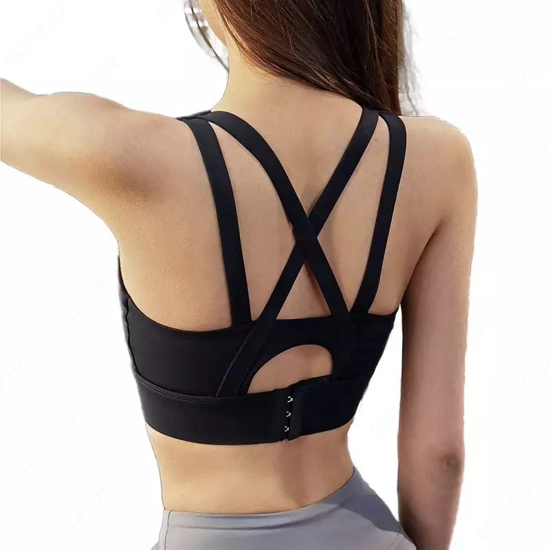 Топ с крестиком на спине (черный цвет)