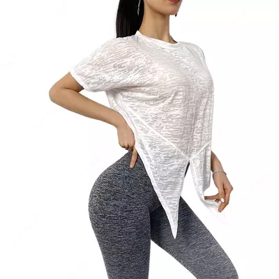 Футболка с завязкой спереди