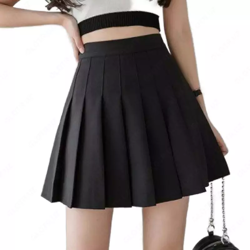 Юбка теннисная в складку (чёрный)