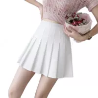 Юбка теннисная в складку (белый)