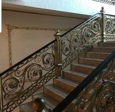 Кованые перила (бронзовые) - от 250 000 сум / кв.м