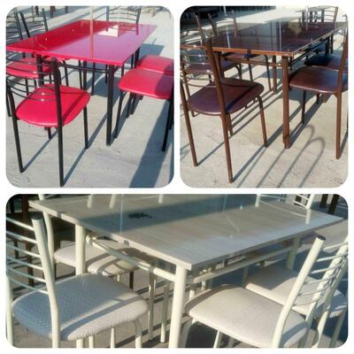 Набор стол-стулья для кухни на заказ арт 003