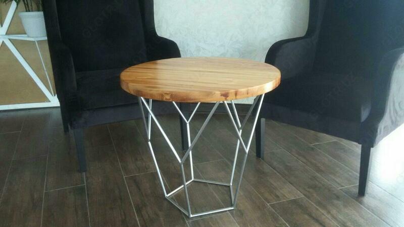 Журнальный стол в стиле лофт модель "11" - по запросу