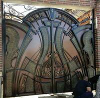 Кованые двери и ворота №2