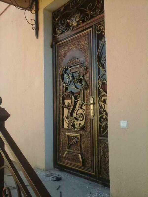 Кованые двери и ворота №3
