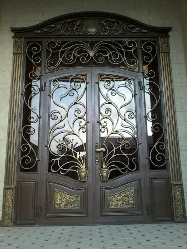 Кованые двери и ворота №7 - по запросу