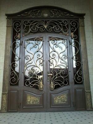 Кованые двери и ворота №7 - Цена по запросу