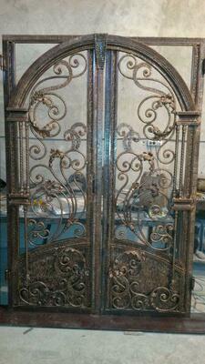 Кованые двери и ворота №8 - Цена по запросу