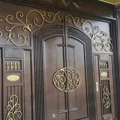 Кованые двери и ворота №9
