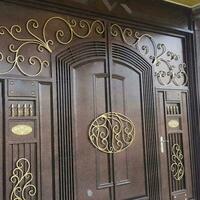 Кованые двери и ворота №9