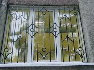 Цена по запросу Кованные решетки для дома с узорами