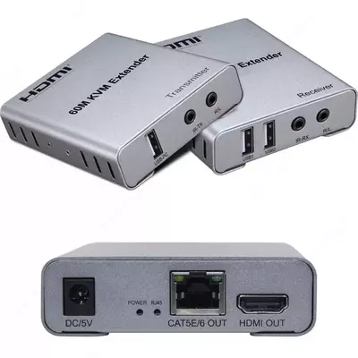 HDMI + USB удлинитель 60М 1080p
