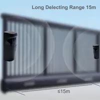 Инфракрасный датчик фотоэлемент с батарейкой для автоматических ворот - ZKTeco