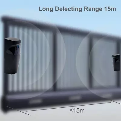 Инфракрасный датчик фотоэлемент с батарейкой для автоматических ворот - ZKTeco